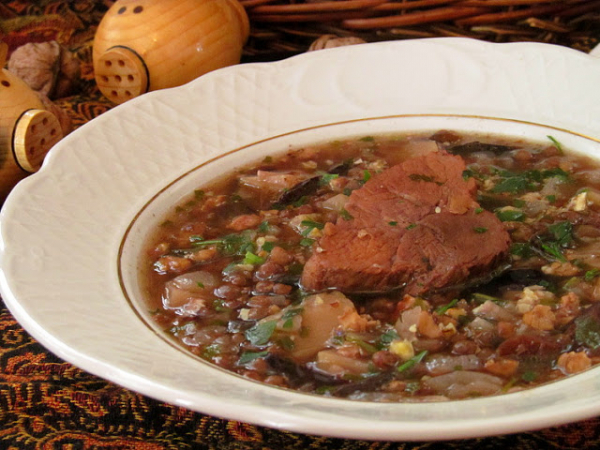 Воспиапур по-армянски — рецепт супа из чечевицы
