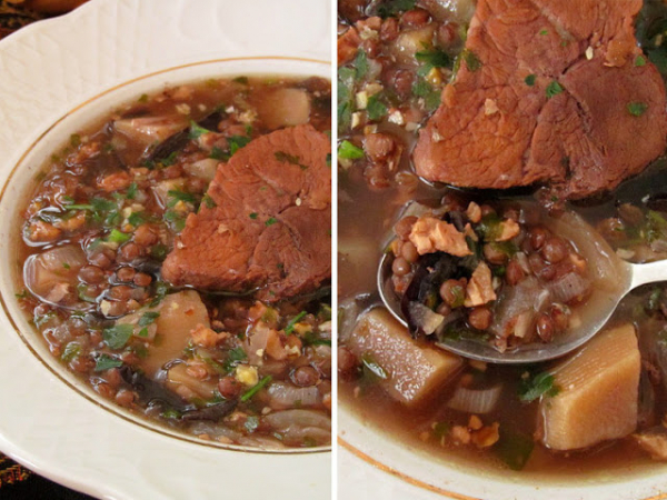 Воспиапур по-армянски — рецепт супа из чечевицы